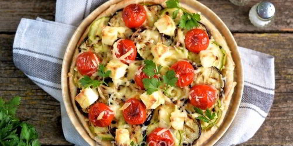 Рецепт легкого тарта с овощами-гриль