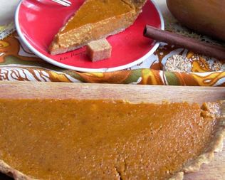 Пряный тыквенный тарт