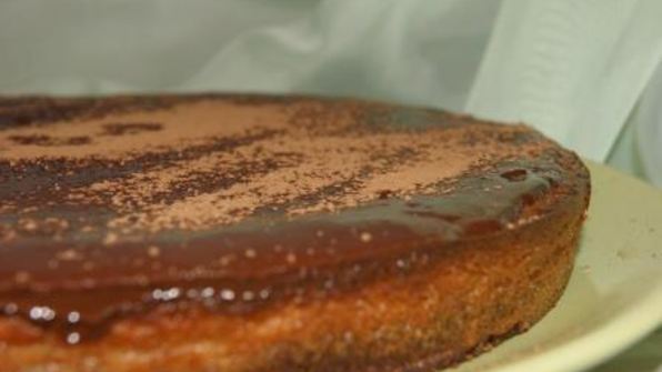 шоколадно-арахисовый тарт