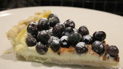 Тарт с голубикой