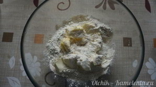 тарт с грушами и миндалем