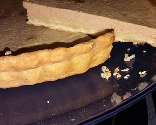 Тарт с куриной печенью