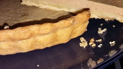 Тарт с куриной печенью