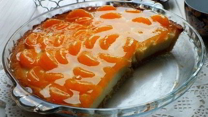 Тарт с мандаринами