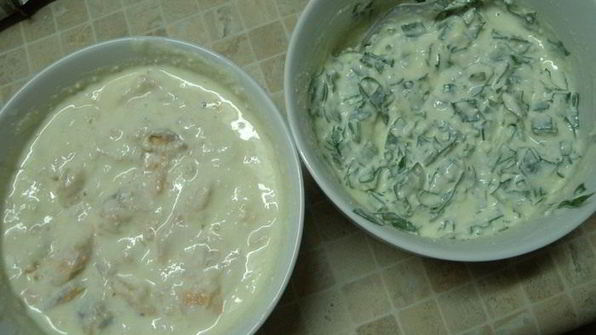 тарт с рыбой и творожным сыром