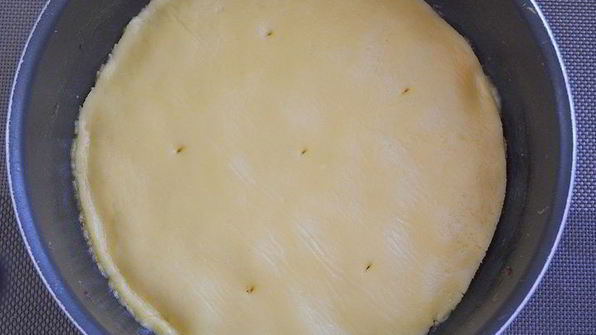 тарт татен с карамелизованным луком