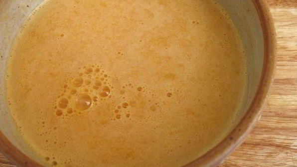 творожный тарт с мандариновым соусом