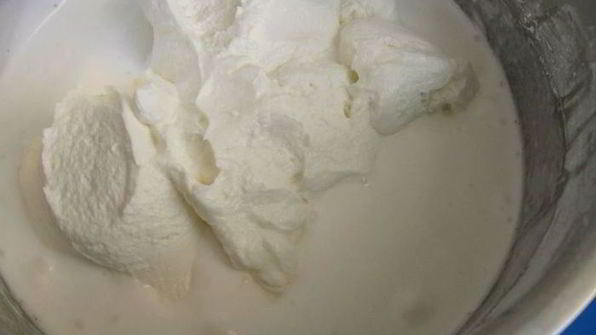 творожный тарт с мандариновым соусом