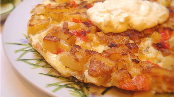 тортилья с соусом айоли