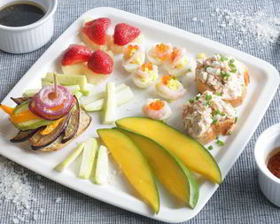 Тосты с овощами