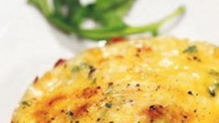 Яичница с беконом и сыром