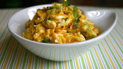 Яичница с луком