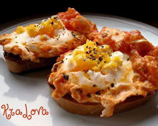 Яичница с томатами Uova al Pomodoro