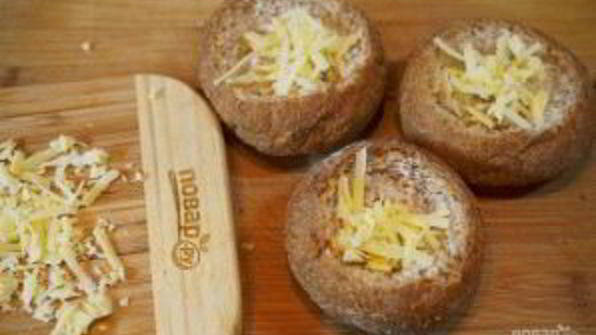 яичница в булочках веселый завтрак