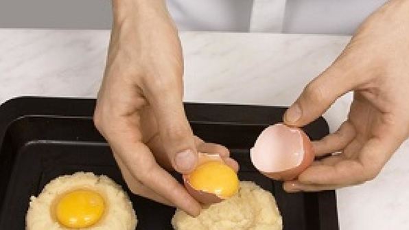 яичница в гнезде