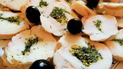 Закуска из куриной грудки Раковые шейки