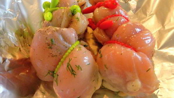закуска из куриной грудки раковые шейки