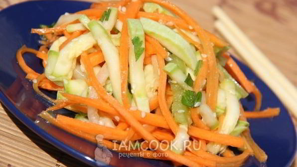 закуска из овощей по-корейски