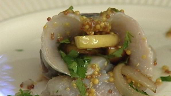 закуска из селедки с яблоками