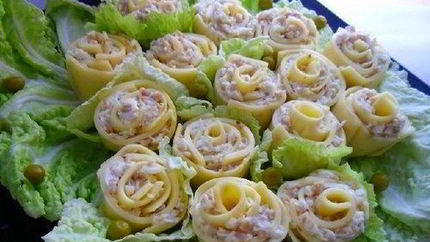 Закуска из сыра Розы для милых дам