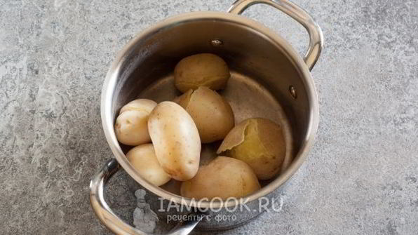 закуска картошка с крабовыми палочками