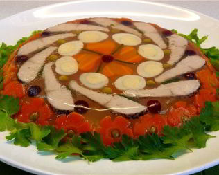 Заливное из карпа