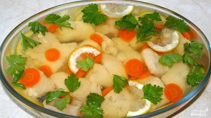 Заливное из осетра