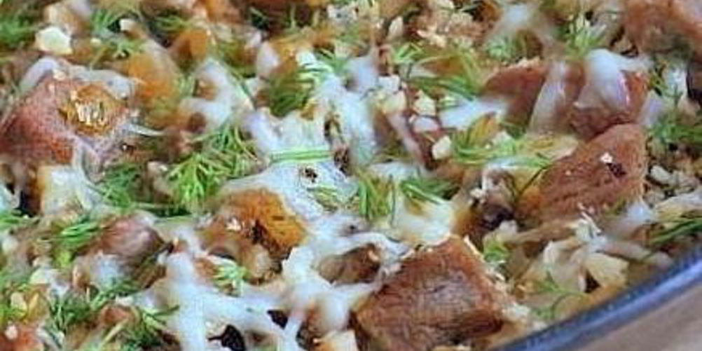 Рецепт большого жульена с йогуртом