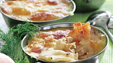 Куриный жюльен с грибами