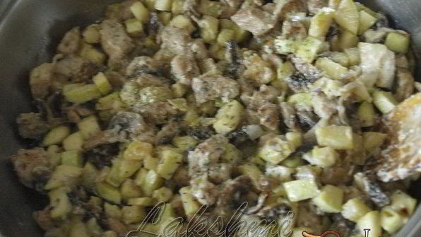 лодочки из кабачков с жульеном и курицей