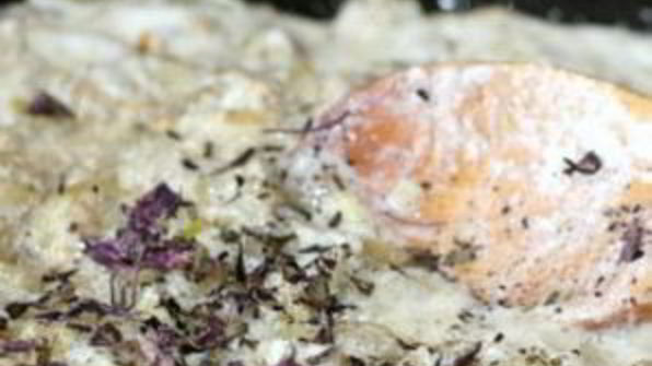 жульен из баклажанов и кабачков