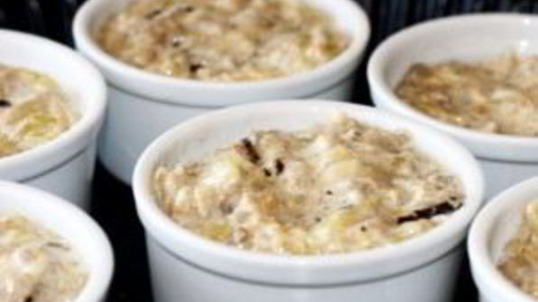 жульен из баклажанов и кабачков