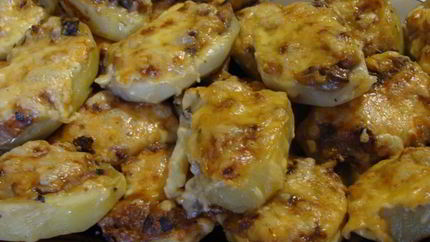 Жульен с грибами и картошкой