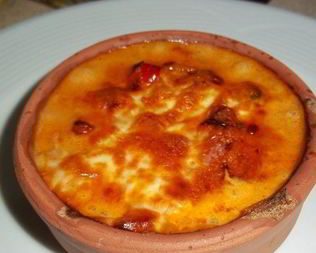 Жульен с креветками