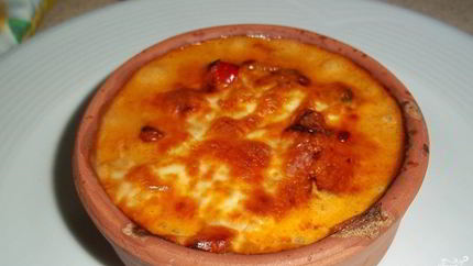 Жульен с креветками