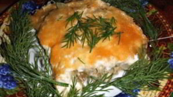 жульен с курицей в мультиварке