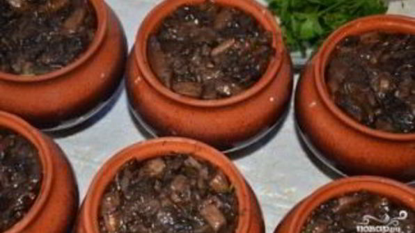 жульен со свининой и картошкой