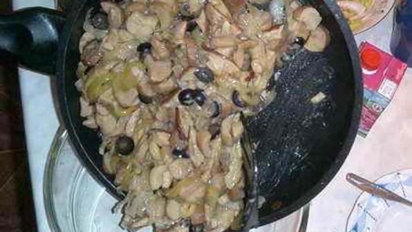 жюльен грибной с овощами