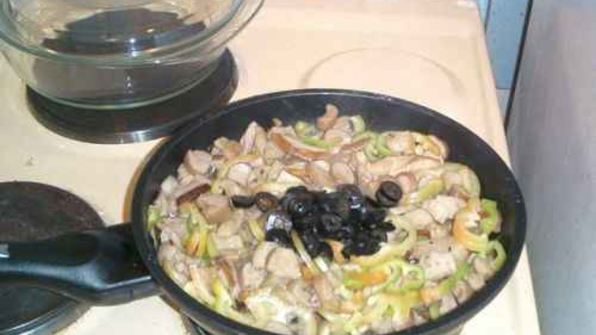 жюльен грибной с овощами