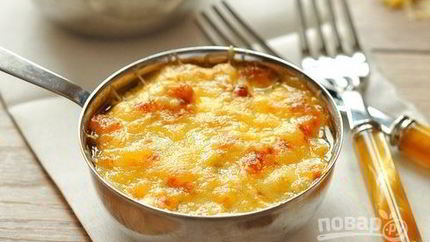 Жюльен из грибов и курицы