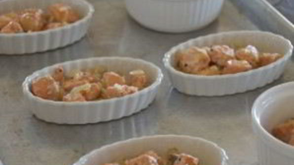 жюльен из красной рыбы