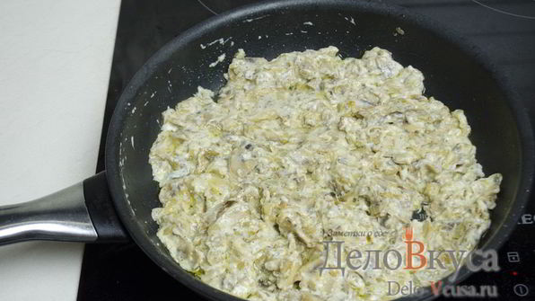 жюльен с грибами