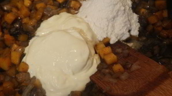 жюльен с тыквой