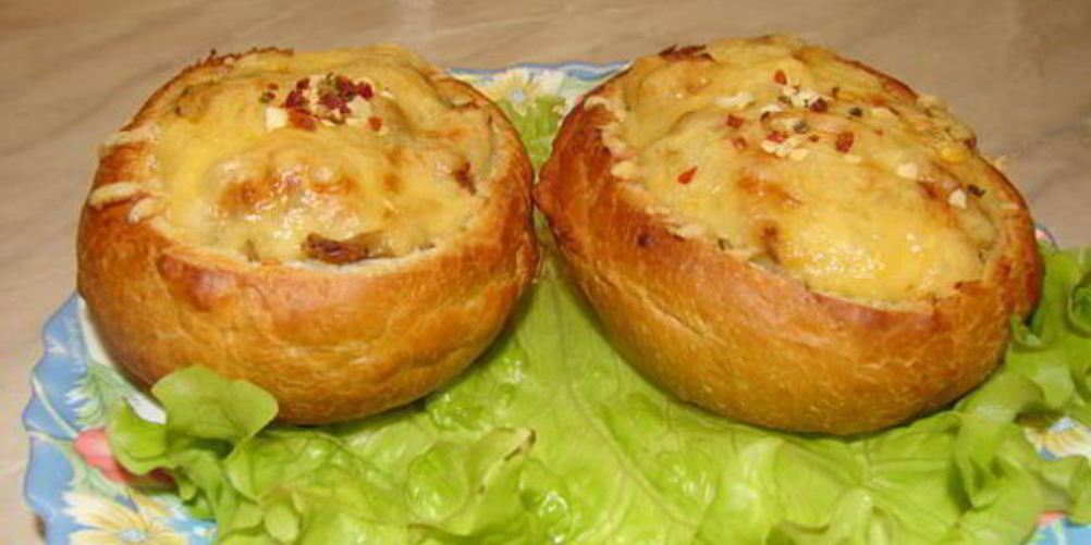 Рецепт жюльена в булочках