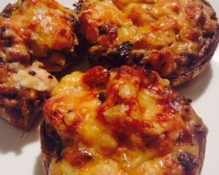 Жюльен в грибных шляпках