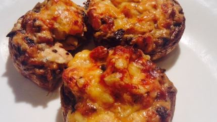 Жюльен в грибных шляпках