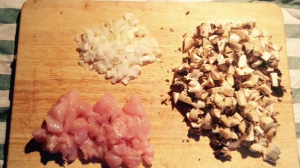 жюльен в грибных шляпках